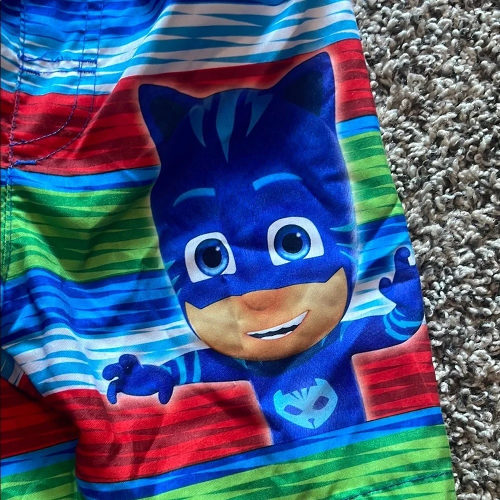 PJ Masks Kids Swim Trunks - Colorful Stripes
